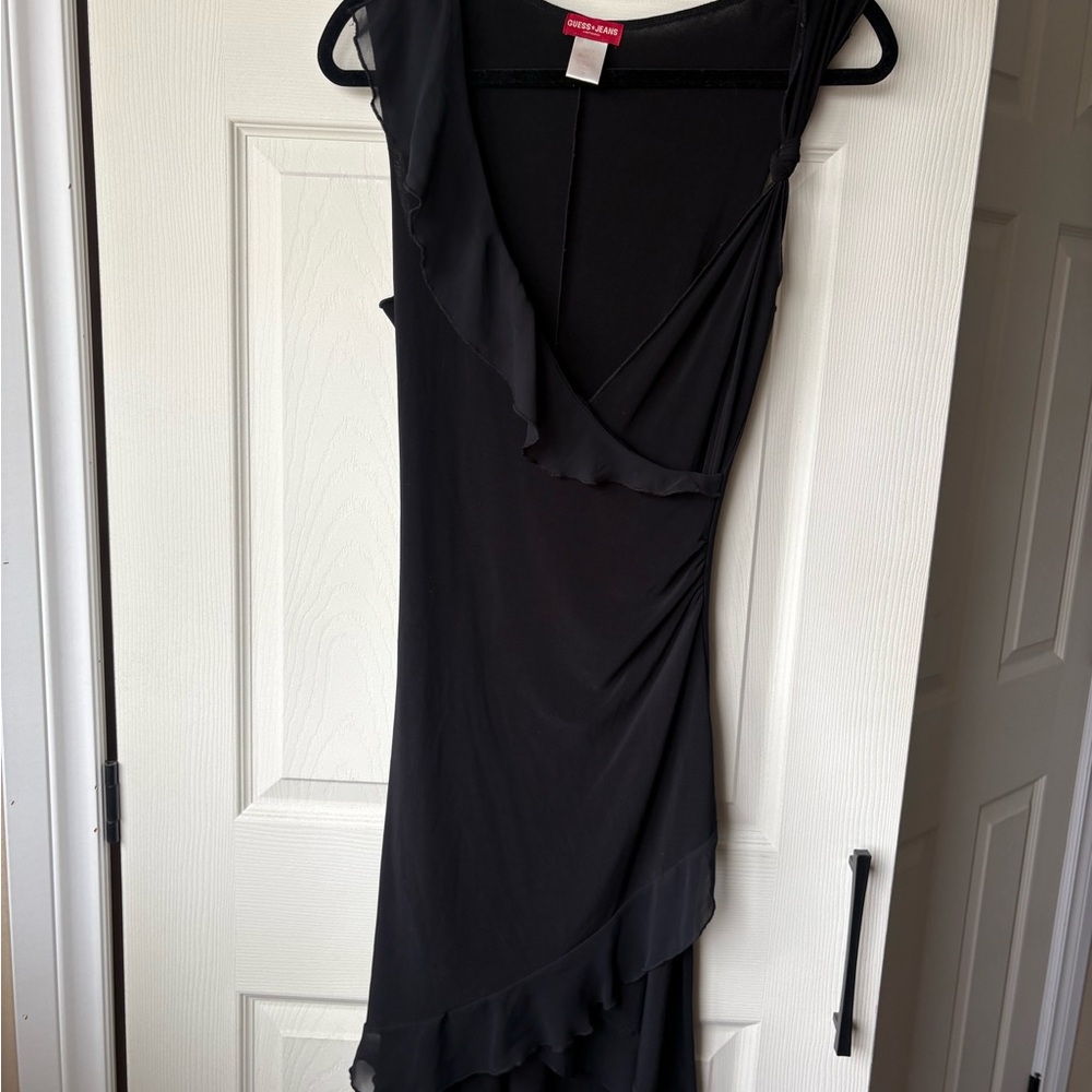 Vintage Guess Jeans Authentic Black Midi Dress